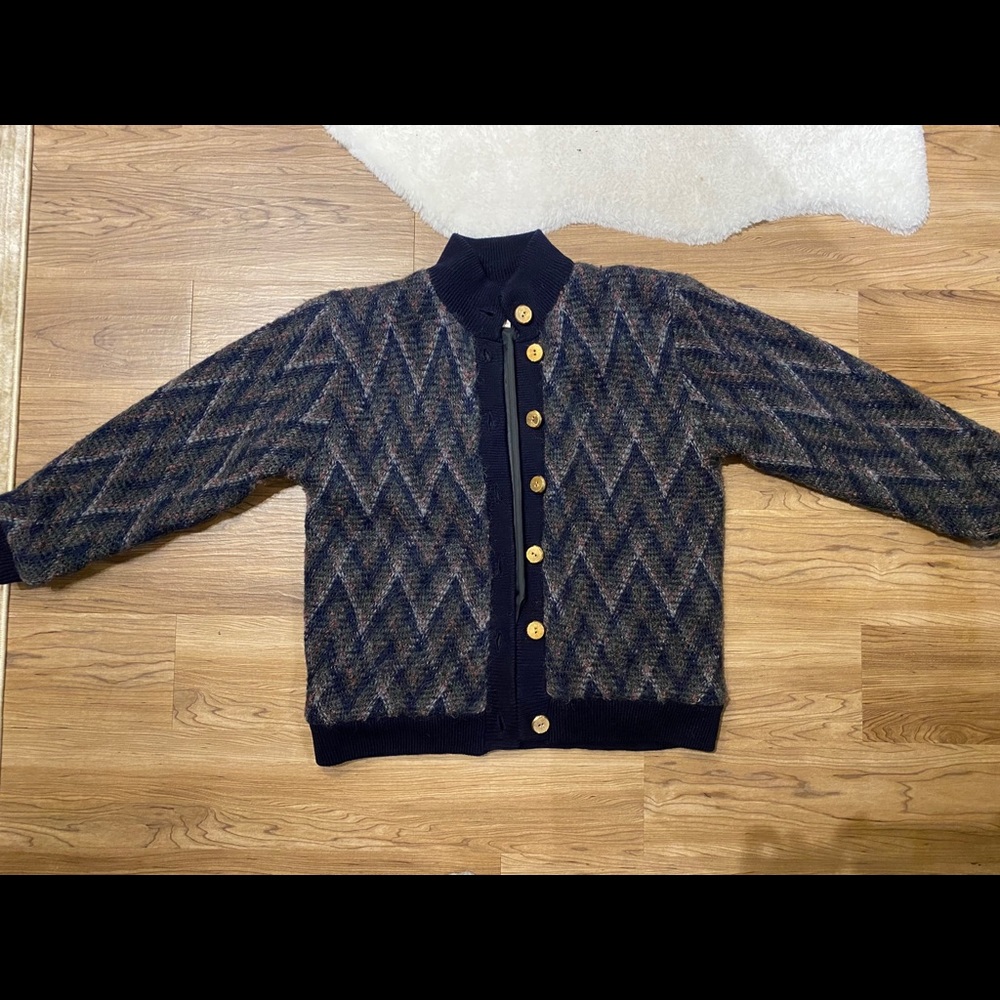 Vintage wool cardigan jacket
